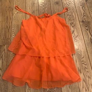 ASOS orange dress